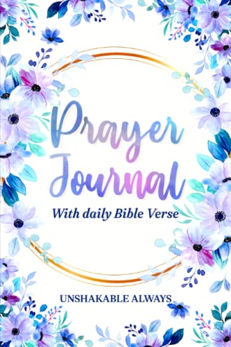 Prayer Journal with Daily Bible Verse cover